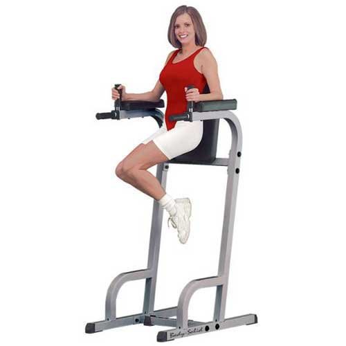 Body Solid Commercial Rated Vertical Knee Raise and Dip Station Power Tower GVKR60