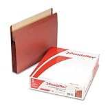 ESSELTE PENDAFLEX CORP. / ESS85545 / 5in Expansion File, Straight Cut, Red Fiber/Manila, Letter, 5/box / Sold as 1 BX