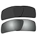 Replacement Polarized Black and Titanium Lenses for Oakley Eyepatch 2 Sunglasses