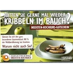 Das virtuelle Insekten-Kochbuch inklusive "Insekten-Kochkurs" - Gutschein