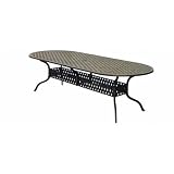 Darlee 42 Inch X 102 Inch Oval Cast Aluminum Dining Table (Series 30)