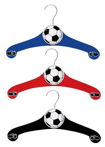 Childrens Toyshop  Toys : Football Hangers - Set of 3 in Red