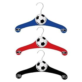 Football Hangers - Set of 3 in Blue