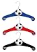 Football Hangers - set of 3 in black