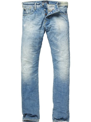 Scotch & Soda Herren Jeans 12051285036 - SNATCH-REGULAR-SURF \'N TURF, Gr. 36/32, Blau (48 Preisvergleich