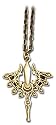 Tsubasa: Fai's Magic Staff Anime Necklace