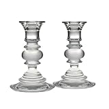 Crystal Weston 6 Candlesticks Pair