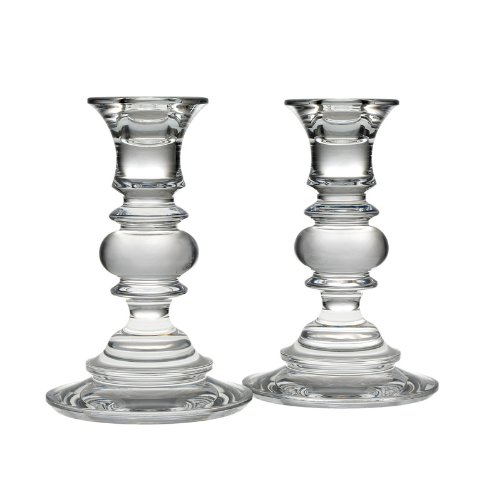Crystal Weston 6 Candlesticks Pair
