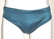 Teal Drawstring Bikini Brief with Seamless Front