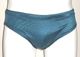 Teal Drawstring Bikini Brief with Seamless Front