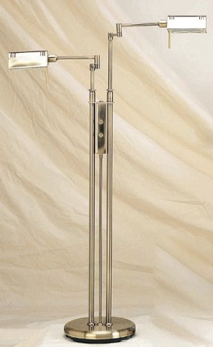halogen double pharmacy floor lamp