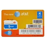 AT&T 3G SIM Card (SKU 73043, 71247) - Unactivated