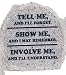 Tell Me, Show Me, Involve Me