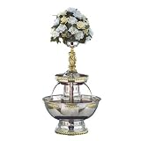 5 Gallon Champagne Fountain with Silver and Gold Trim