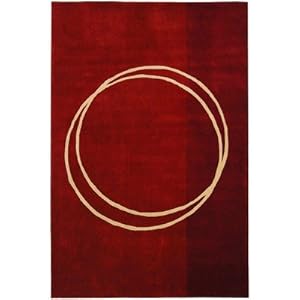 Safavieh Rodeo Drive Collection Rd624a Handmade Red And Ivory Wool Area Rug