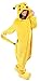 WOWcosplay Pikachu Onesies Kigurumi Pajamas Adult Anime Cosplay Halloween Costume,Pikachu M