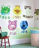 Animal Buddies Wallies Big Mural