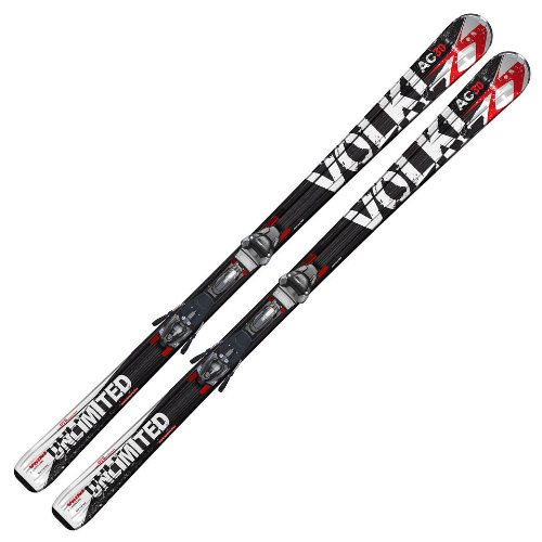 Volkl Men's Unlimited AC30 Titanium Skis w/ iPT Wide Ride 12.0 D Bindings