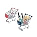 Mini Shopping Cart - Blue