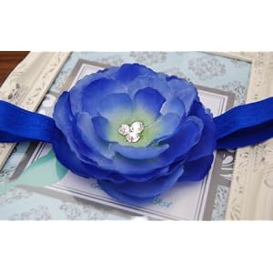 Everything About Blue - Elegant Set of 3 Beautiful Designer Hair Accessories for Baby up to Young Girl.