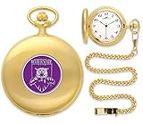 IMAGE OF Weber State Wildcats NCAA Gold Pocket Watch