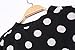 Lovaru Women's Casual Slim Elegant Party Vintage Polka Dot Print Dresses