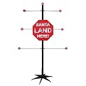 Santa Land Here Sign - 40"