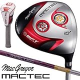 マグレガー MACTEC ドライバー マックテック DH101 レッドドライバー DH4547F 10度 R45インチ ドライバー マグレガー