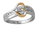 14-kt Two-Tone Diamond Womens Ring
