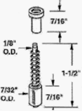 Prime Line Prod. PL14663 Window Screen Plunger Latch