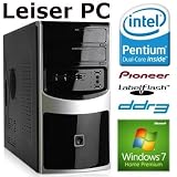 Produkt-Bild: #4083 Silent Office / Multimedia PC mit Windows7 Home Premium 64 | Intel Pentium Dual Core E5800 2x3.2 GHz | 4GB RAM DDR3 PC1333 | 300 GB HDD | Intel 4500 VGA 512MB mit DVI/VGA | 7.1 Sound | 24x Pioneer DVD-Brenner mit LabelFlash | 19 in 1 CardReader | GigabitLAN