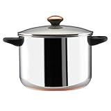 Paula Deen Stainless Steel 8 Quart Covered Stockpot