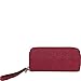 Travelon Signature Embroidered Single Zip Wallet