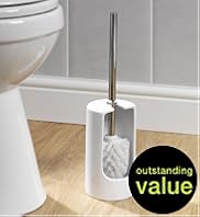 White Ceramic Collection Toilet Brush White Ceramic Collection Toilet Brush