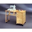 Sewing Table in Natural Finish