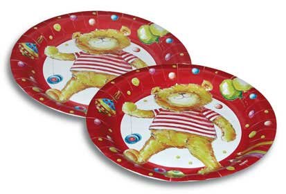 Riethm&uuml;ller 3865 - 8 Partyteller 23cm Teddy Preisvergleich