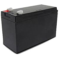 Battery Mart 12 Volt, 7 Ah Sealed Lead Acid Battery with F2 Terminals