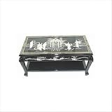 Chinese Five Ladies Black Coffee Table