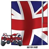 Playstation 3 Skin - System Console Skin and two PS3 Controller Skins - British Pride