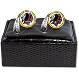NFL Washington Redskins Cut Out Logo Cuff Link, Silver