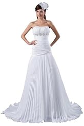 Strapless Belted Charmeuse  Dress with a Court Train 