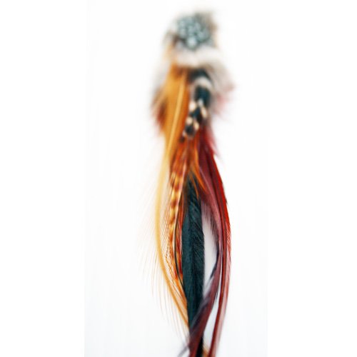 Feather Hair Extensions Earth -4-12 Long