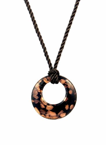Necklace / Pendant - Murano Style Glass - Open Round (1-7/8