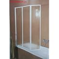 Faltwand 3-teilig Badewannenfaltwand Badewannenaufsatz Duschwand Badewannenfaltwandwand