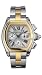 New Cartier Roadster Mens XL Gold & Steel Chrono Watch W62027Z1