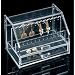 Acrylic Earring Keeper with Drawer holds 12 pairs
