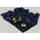 Michigan Wolverines NCAA Baby Blanket Set