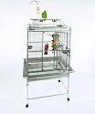 Stainless Steel Play Top Bird Cage with Toy Hook 32" X 23"