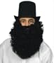 Bushy Black Beard and Mustache