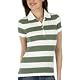 Mossimo Red Deja Vu Jade Jr Hth Strp Rugby Polo - S